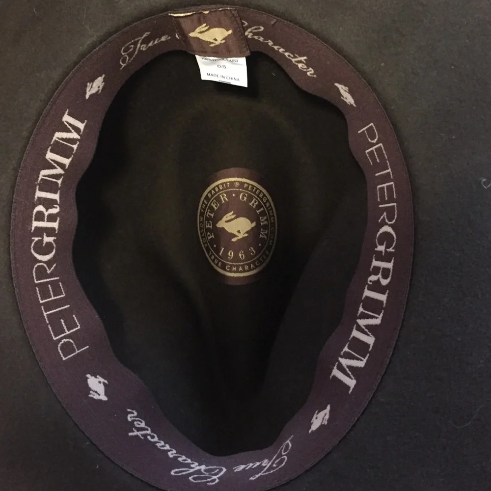 Nordstrom Wide-Brim Fedora Hat in Dark Brown